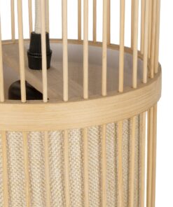 GLOBOSTAR® TULUM 01978 Boho Φωτιστικό Τοίχου – Απλίκα με Ντουί 1 x E27 AC 220-240V IP20 – Μπεζ – Μ16 x Π26.5 x Υ47cm