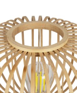 GLOBOSTAR® CHORD 01990 Boho Επιτραπέζιο Φωτιστικό Πορτατίφ με Ντουί 1 x E27 AC 220-240V IP20 – Μπεζ – Μ31 x Π31 x Υ43cm