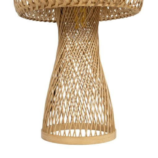 GLOBOSTAR® SELVA 01995 Boho Επιτραπέζιο Φωτιστικό Πορτατίφ με Ντουί 1 x E27 AC 220-240V IP20 – Μπεζ – Μ30 x Π30 x Υ45cm