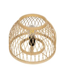 GLOBOSTAR® NOMAD 01998 Boho Επιτραπέζιο Φωτιστικό Πορτατίφ με Ντουί 1 x E27 AC 220-240V IP20 – Μπεζ – Μ30 x Π30 x Υ30cm