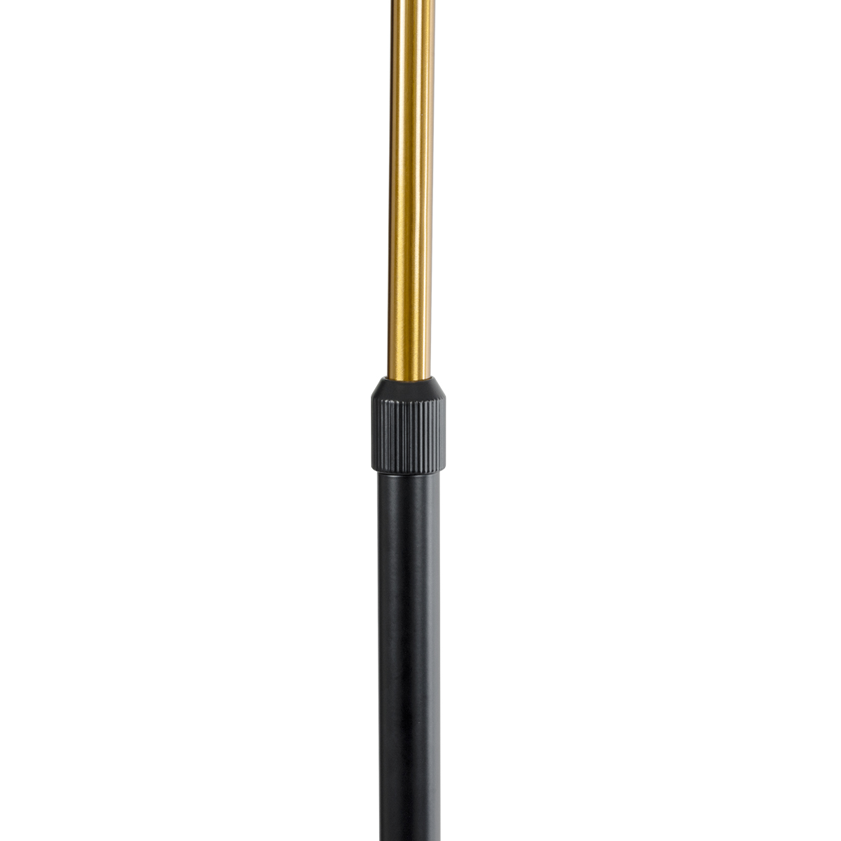 GLOBOSTAR® CORDELIA 02024 Μοντέρνο Επιδαπέδιο Φωτιστικό με Ντουί 1 x E27 AC 220-240V IP20 - Μαύρο & Χρυσό - Μ30 x Π38 x Υ180cm - Image 7