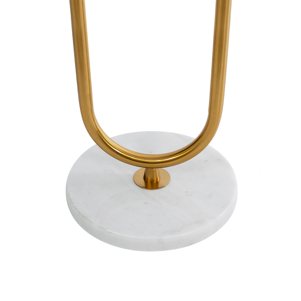 GLOBOSTAR® CORDELIA 02025 Μοντέρνο Επιδαπέδιο Φωτιστικό με Ντουί 1 x E27 AC 220-240V IP20 - Χρυσό & Λευκό - Μ30 x Π38 x Υ180cm - Image 8