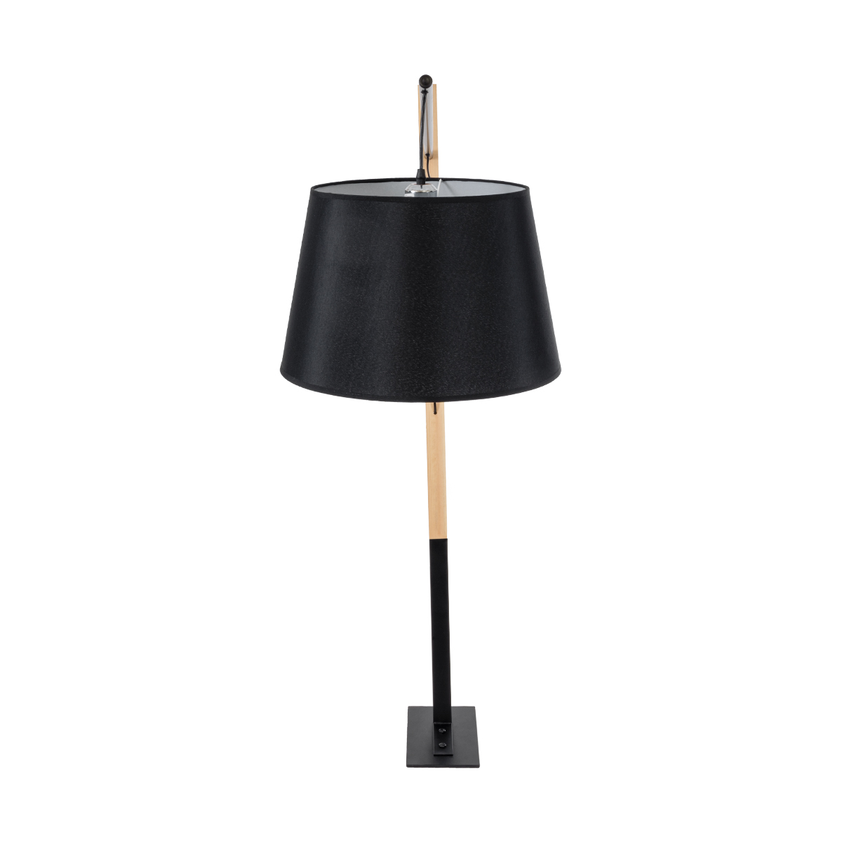 GLOBOSTAR® KELSIE 02029 Μοντέρνο Επιδαπέδιο Φωτιστικό με Ντουί 1 x E27 AC 220-240V IP20 - Μαύρο & Μπεζ - Μ40 x Π125 x Υ140cm - Image 6