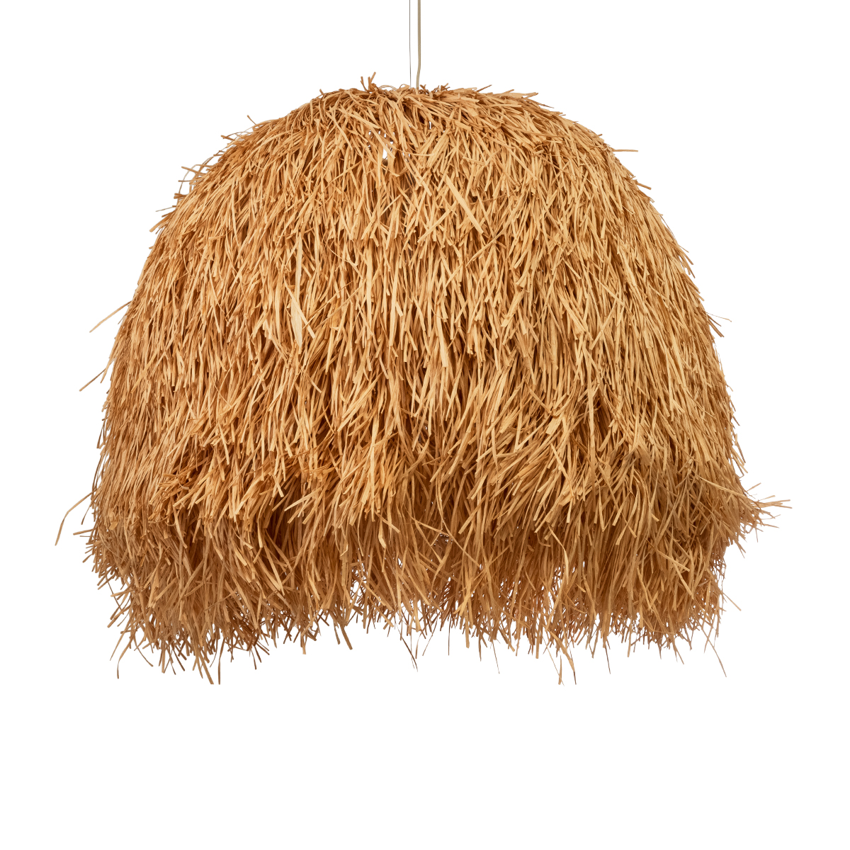 GLOBOSTAR® GUADELOUPE 02156 Boho Κρεμαστό Φωτιστικό Οροφής με Ντουί 1 x E27 AC 220-240V IP20 - Μπεζ - Μ120 x Π120 x Υ100cm - Image 2