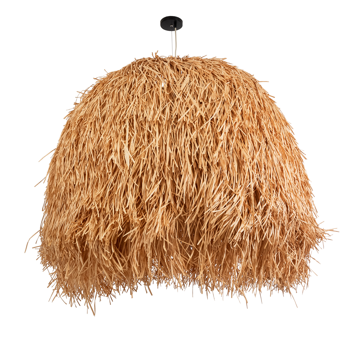 GLOBOSTAR® GUADELOUPE 02156 Boho Κρεμαστό Φωτιστικό Οροφής με Ντουί 1 x E27 AC 220-240V IP20 - Μπεζ - Μ120 x Π120 x Υ100cm - Image 4