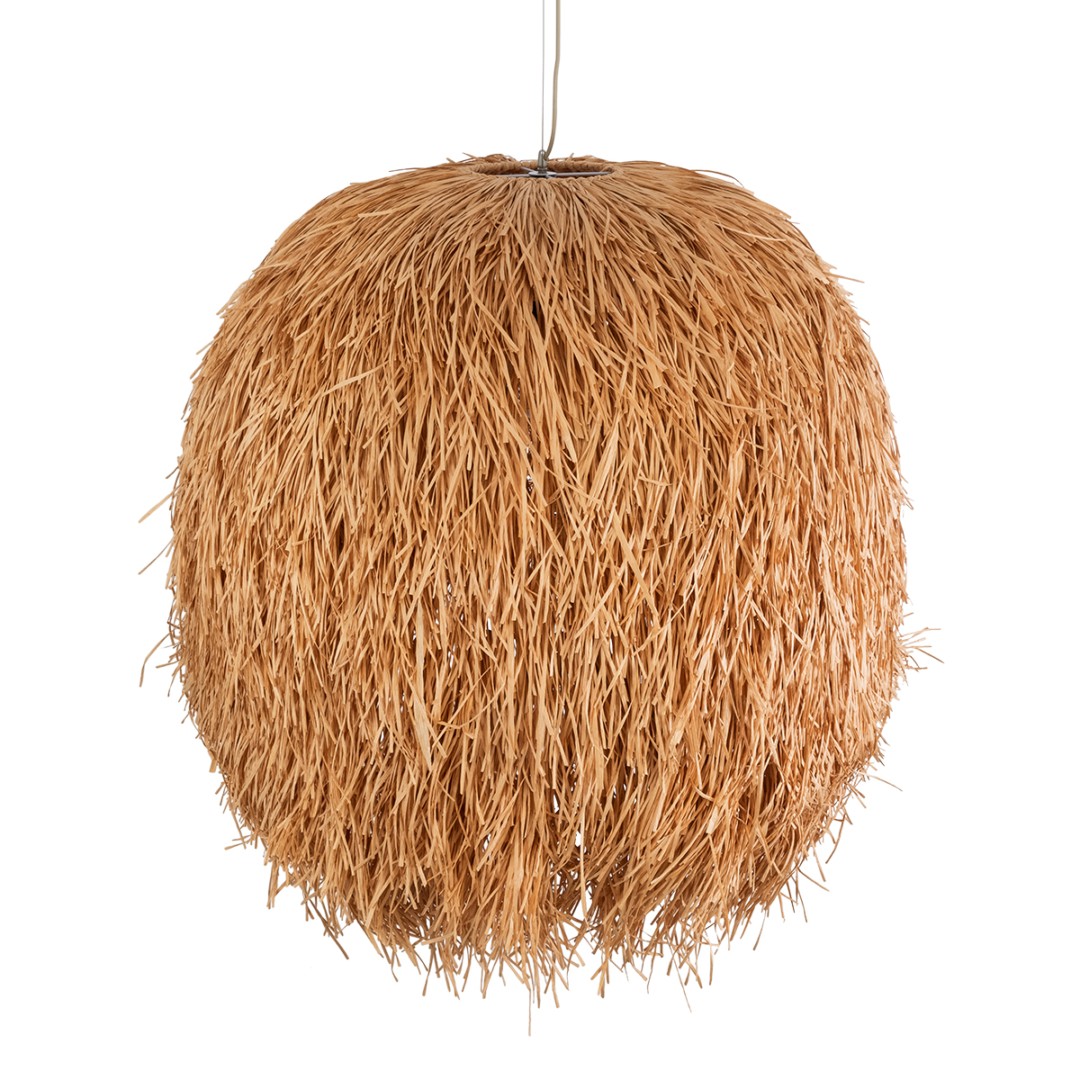GLOBOSTAR® GUADELOUPE 02156 Boho Κρεμαστό Φωτιστικό Οροφής με Ντουί 1 x E27 AC 220-240V IP20 - Μπεζ - Μ120 x Π120 x Υ100cm - Image 7