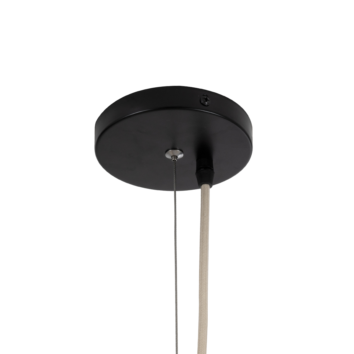 GLOBOSTAR® GUADELOUPE 02156 Boho Κρεμαστό Φωτιστικό Οροφής με Ντουί 1 x E27 AC 220-240V IP20 - Μπεζ - Μ120 x Π120 x Υ100cm - Image 9