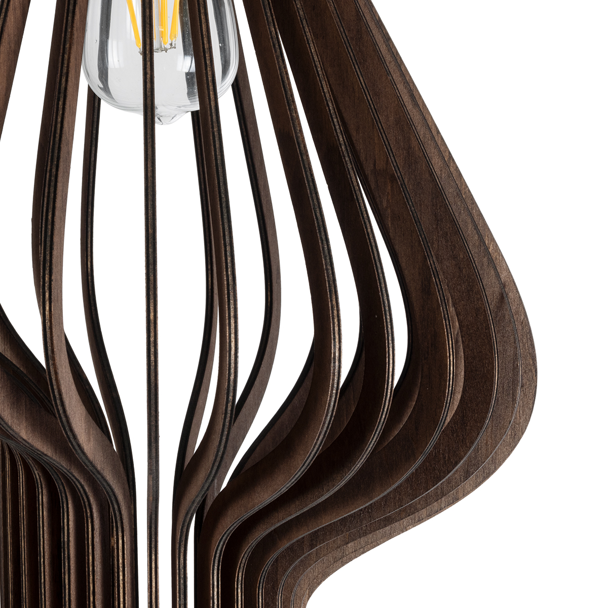 GLOBOSTAR® MIHIRO 02173 Boho Κρεμαστό Φωτιστικό Οροφής με Ντουί 1 x E27 AC 220-240V IP20 - Καφέ - Μ32 x Π32 x Υ56cm - Image 8