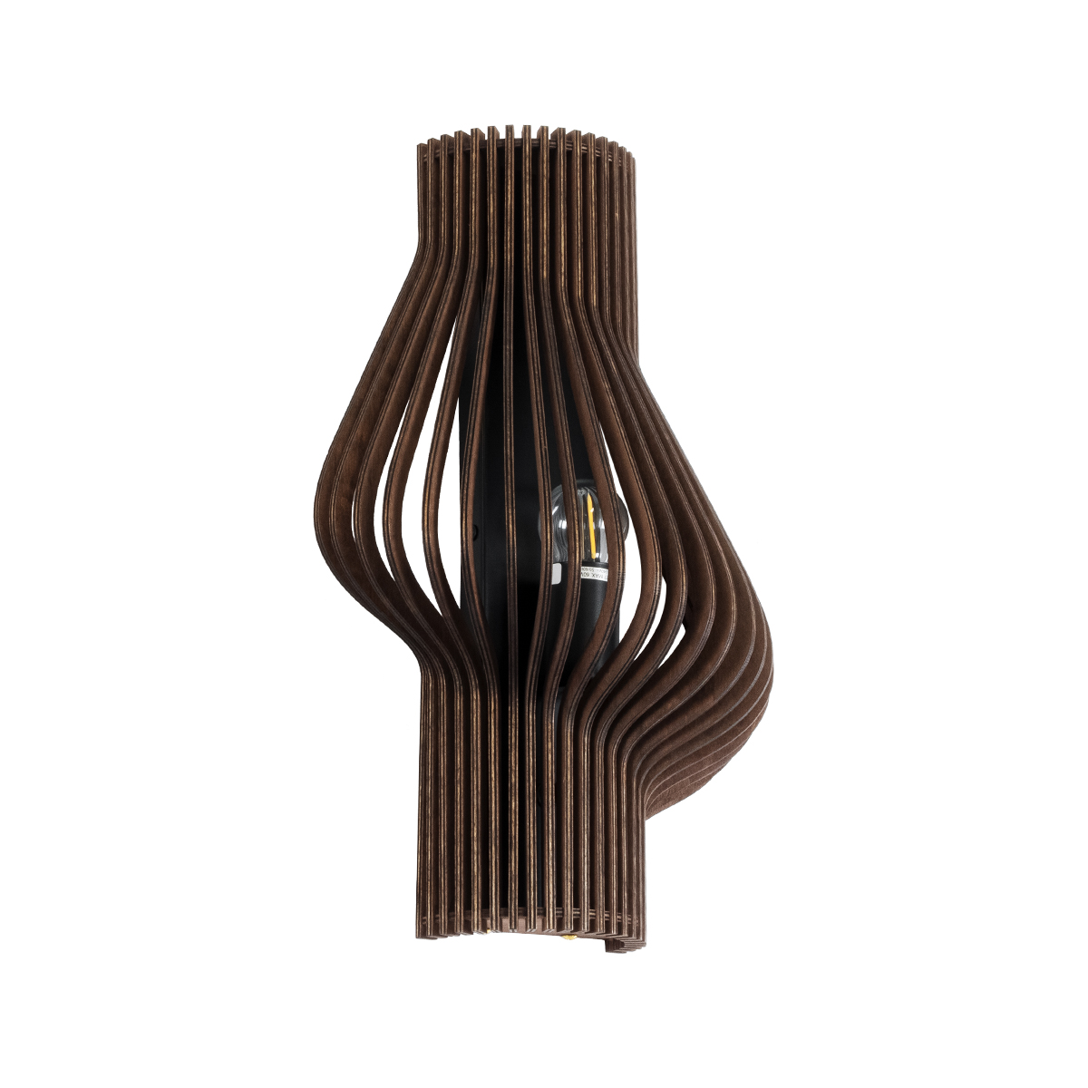 GLOBOSTAR® MIHIRO 02175 Boho Φωτιστικό Τοίχου - Απλίκα με Ντουί 1 x E27 AC 220-240V IP20 - Καφέ - Μ25 x Π13 x Υ40cm - Image 2