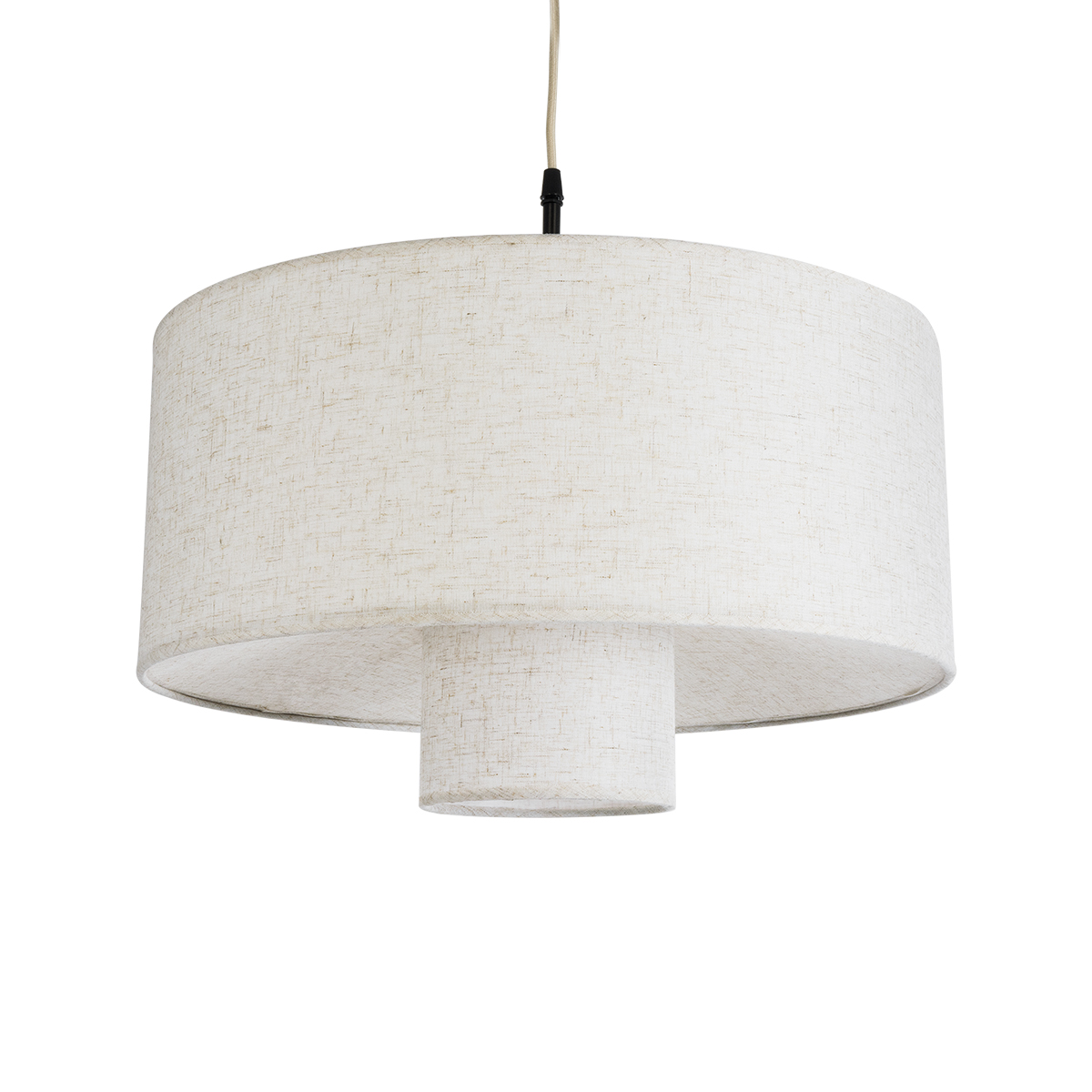 GLOBOSTAR® MARIGOLD 02226 Boho Κρεμαστό Φωτιστικό Οροφής με Ντουί 1 x E27 AC 220-240V IP20 - Λευκό - Μ48 x Π48 x Υ27cm - Image 2
