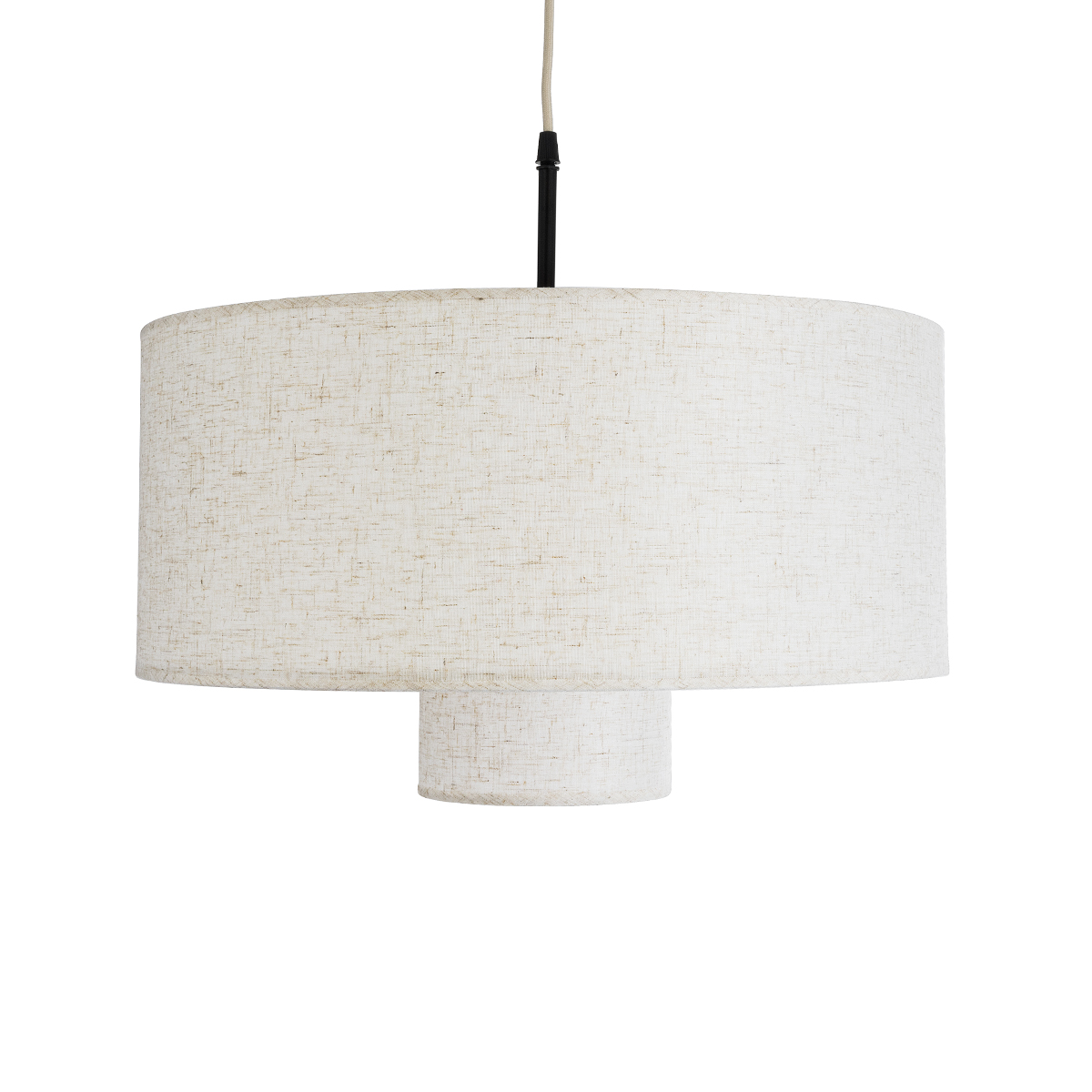 GLOBOSTAR® MARIGOLD 02226 Boho Κρεμαστό Φωτιστικό Οροφής με Ντουί 1 x E27 AC 220-240V IP20 - Λευκό - Μ48 x Π48 x Υ27cm - Image 5
