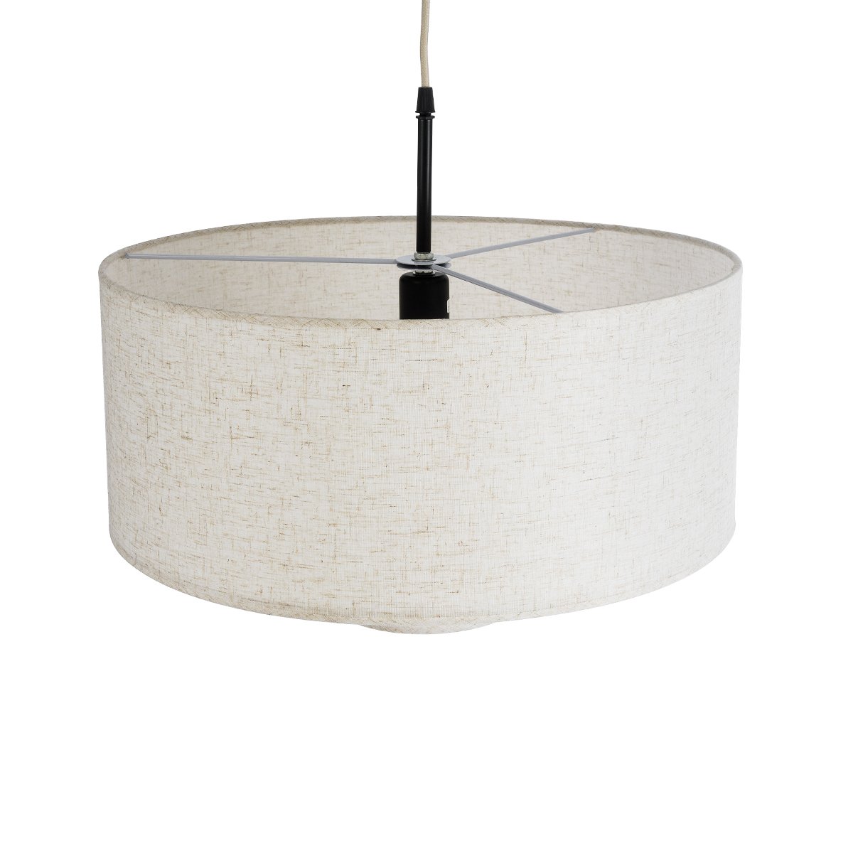 GLOBOSTAR® MARIGOLD 02226 Boho Κρεμαστό Φωτιστικό Οροφής με Ντουί 1 x E27 AC 220-240V IP20 - Λευκό - Μ48 x Π48 x Υ27cm - Image 7