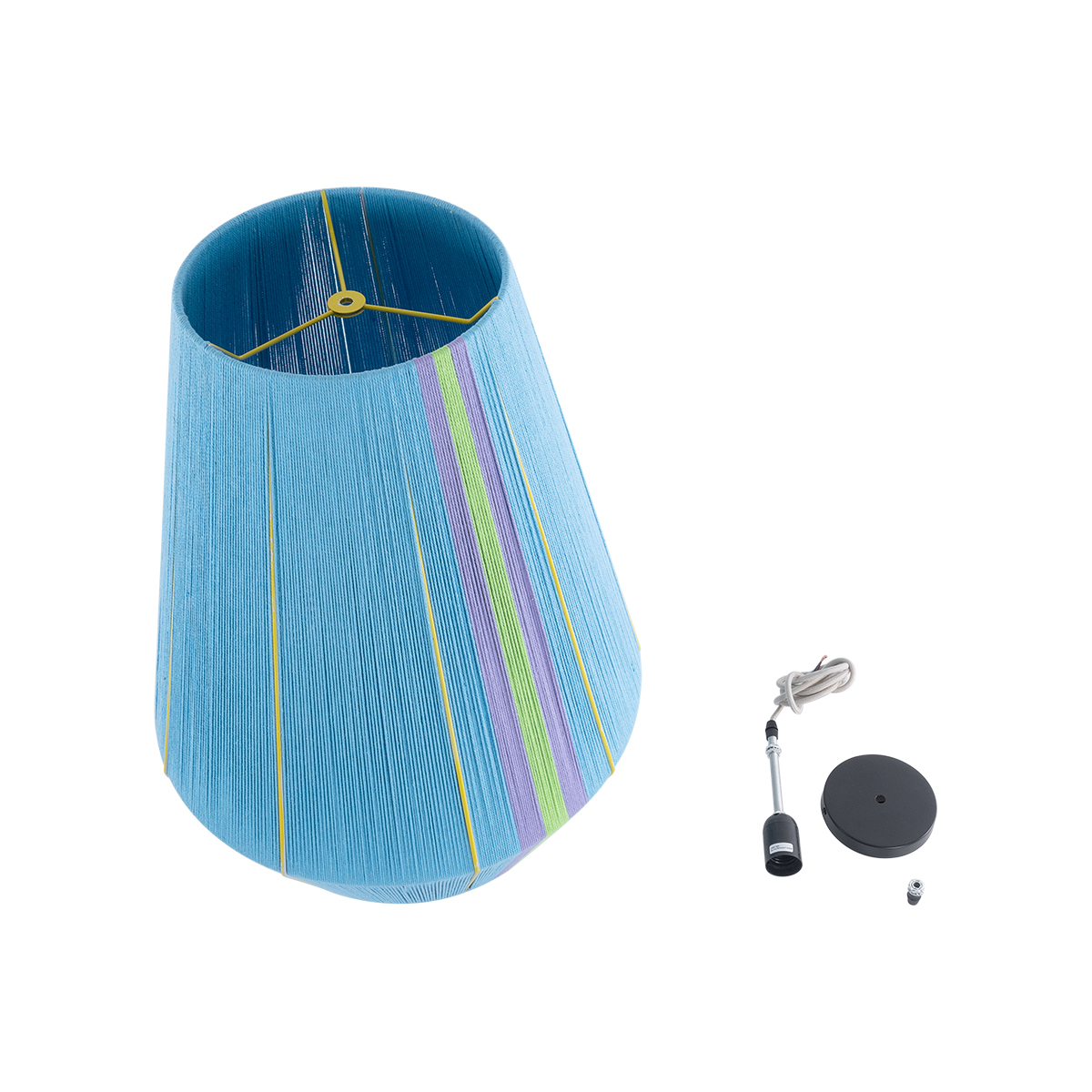 GLOBOSTAR® SALERNO 02336 Boho Κρεμαστό Φωτιστικό Οροφής με Ντουί 1 x E27 AC 220-240V IP20 - Πολύχρωμο - Μ50 x Π50 x Υ60cm - Image 10