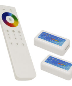 Ασύρματος LED RGB Controller με Χειριστήριο Αφής 2.4G RF για Δυο Group 12v (288w) - 24v (576w) DC GloboStar 04142