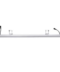 GLOBOSTAR® WASHERMOZA 90163 Μπάρα Φωτισμού Wall Washer LED 48W 4080lm 10-30° DC 24V Αδιάβροχο IP66 Πολύχρωμο RGB Dimmable – Bridgelux SMD Chip – Γκρι Ανθρακί – Μ100 x Π8.5 x Υ4cm – 3 Χρόνια Εγγύηση