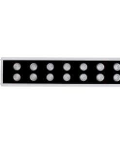GLOBOSTAR® WASHERMOZA 90163 Μπάρα Φωτισμού Wall Washer LED 48W 4080lm 10-30° DC 24V Αδιάβροχο IP66 Πολύχρωμο RGB Dimmable – Bridgelux SMD Chip – Γκρι Ανθρακί – Μ100 x Π8.5 x Υ4cm – 3 Χρόνια Εγγύηση