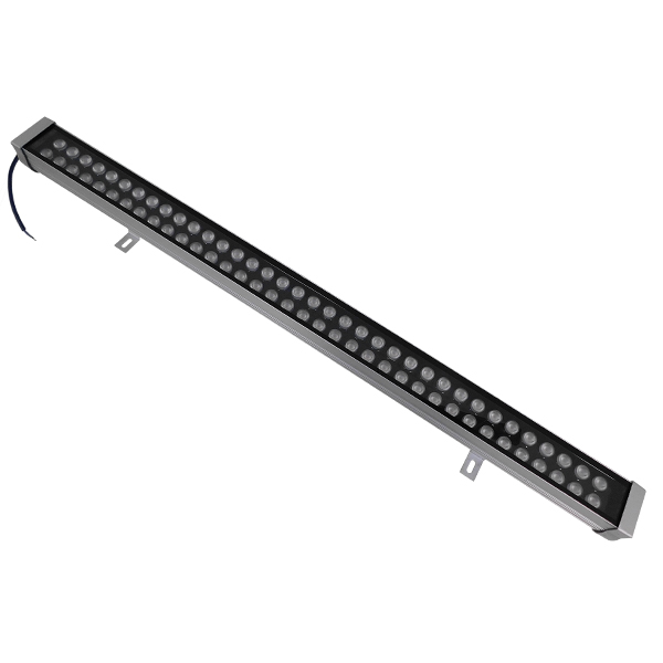 GLOBOSTAR® WASHER-MOZA 05115 Μπάρα Φωτισμού Wall Washer LED 72W 8640lm 10-30° DC 24V Αδιάβροχο IP66 Πορτοκαλί 2200K Dimmable - Γκρι Ανθρακί - Μ100 x Π7.4 x Υ7cm - 3 Χρόνια Εγγύηση