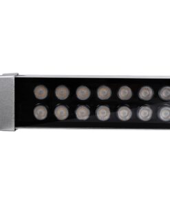 GLOBOSTAR® WASHERMOZA 90165 Μπάρα Φωτισμού Wall Washer LED 72W 7920lm 10-30° DC 24V Αδιάβροχο IP66 Θερμό Λευκό 2700K Dimmable – Bridgelux SMD Chip – Γκρι Ανθρακί – Μ100 x Π8 x Υ12.5cm – 3 Χρόνια Εγγύηση