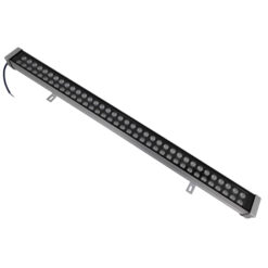 GLOBOSTAR® WASHER-MOZA 05118 Μπάρα Φωτισμού Wall Washer LED 72W 11520lm 10-30° DC 24V Αδιάβροχο IP66 Ψυχρό Λευκό 6000K Dimmable - Γκρι Ανθρακί - Μ100 x Π7.4 x Υ7cm - 3 Χρόνια Εγγύηση