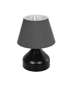 Alternative view of GLOBOSTAR® MICKEY 204-0059 Μοντέρνο Επιτραπέζιο Φωτιστικό Πορτατίφ με Ντουί 1 x E27 AC 220-240V IP20 - Μαύρο - Μ22 x Π22 x Υ30cm