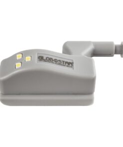 GloboStar® CLOSET 79640 Φωτιστικό Ντουλάπας LED για Μεντεσέ με Διακόπτη On/Off Κουμπωτό με Μπαταρία(Δεν συμπεριλαμβάνεται) – Ψυχρό Λευκό 6000K – Μ7 x Π4 x Υ2.5cm