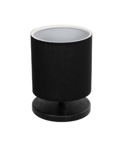 Alternative view of GLOBOSTAR® MINNIE 204-0063 Μοντέρνο Επιτραπέζιο Φωτιστικό Πορτατίφ με Ντουί 1 x E14 AC 220-240V IP20 - Μαύρο - Μ15 x Π15 x Υ21cm