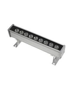 GLOBOSTAR® WASHERDAIA S-115502 Μπάρα Φωτισμού Wall Washer LED 9W 900lm 30° DC AC 220-240V Αδιάβροχο IP65 Ψυχρό Λευκό 6000K – Bridgelux SMD Chip – Ασημί – Μ26 x Π6 x Υ10.5cm – 3 Χρόνια Εγγύηση