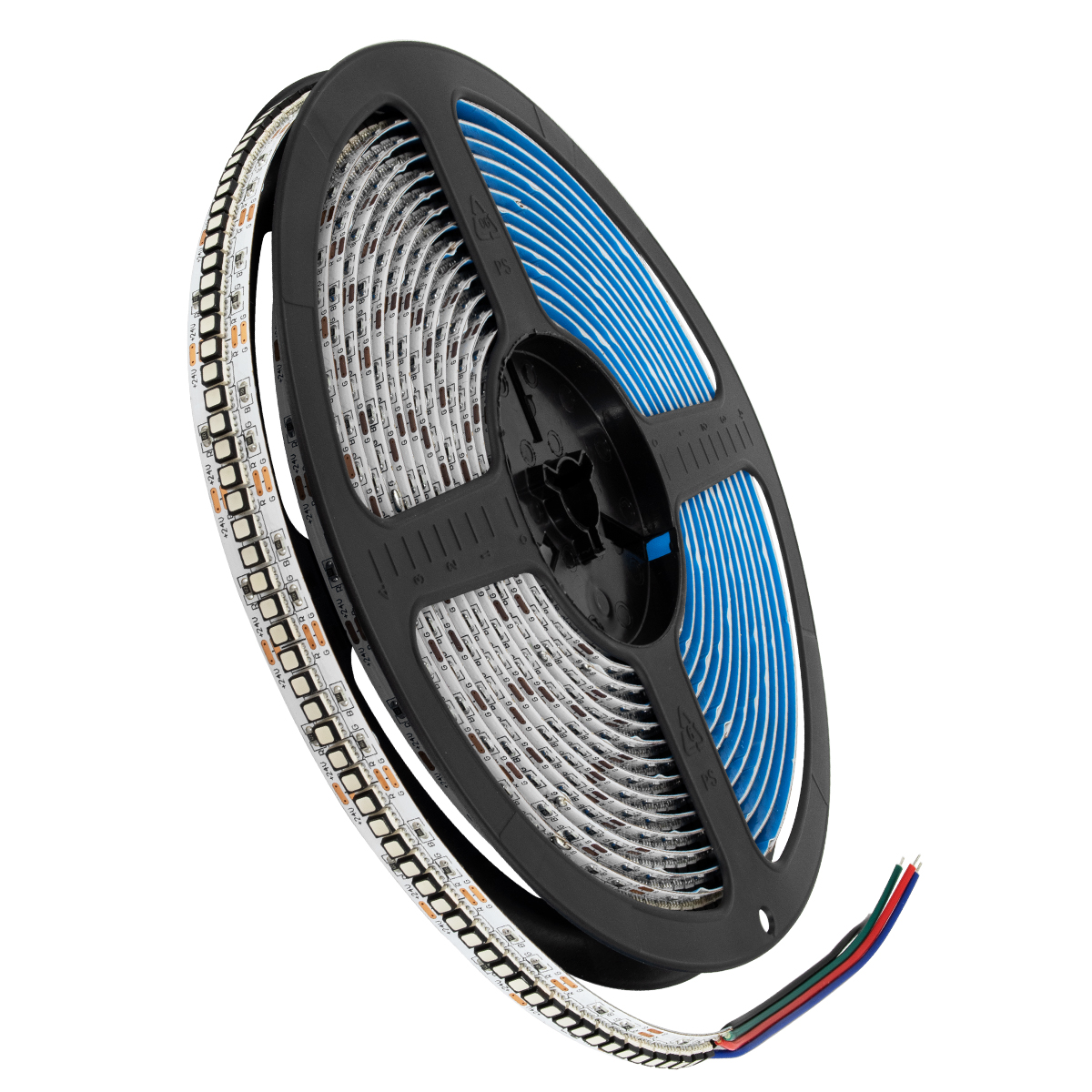 GLOBOSTAR® LUMAX 70268 Ταινία LED 30W/m 3300lm/m 120° DC 24V IP20 240 x SMD3535 Chip/m Πολύχρωμο RGB Dimmable - Sanan SMD Chip - M500 x Π1.5 x Υ0.2cm - Ρολό 5 Μέτρων - 5 Χρόνια Εγγύηση - Image 2