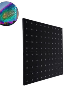Alternative view of GloboStar® 90117 Digital Pixel Addressable Facade Panel - Ψηφιακό Πάνελ Πρόσοψης Κτιρίων LED SMD 3535 75W/m2 100LED/m2 100PIXEL/m2 SPI/TTL Protocol IC UCS512B 4500lm/m2 120° DC 12V IP67 RGB - Μαύρο Σώμα - Μ100 x Π100 x Υ3cm