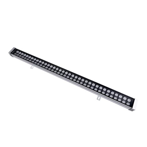 GLOBOSTAR® WASHERMOZA 90165 Μπάρα Φωτισμού Wall Washer LED 72W 7920lm 10-30° DC 24V Αδιάβροχο IP66 Θερμό Λευκό 2700K Dimmable – Bridgelux SMD Chip – Γκρι Ανθρακί – Μ100 x Π8 x Υ12.5cm – 3 Χρόνια Εγγύηση