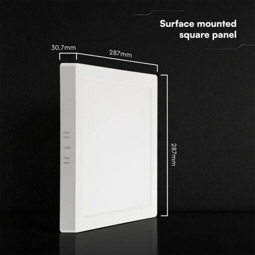 24W CCT Τετράγωνο 30x30cm Επιφανειακό LED Panel 2640lm V-TAC Cree Chip 6yrs Wty 105146VT