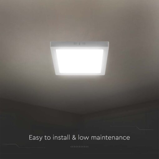 24W CCT Τετράγωνο 30x30cm Επιφανειακό LED Panel 2640lm V-TAC Cree Chip 6yrs Wty 105146VT