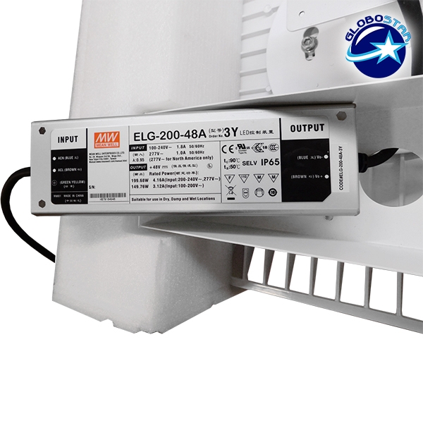 GloboStar® 115091 Φωτιστικό Οροφής για Βενζινάδικα Gas Station 180W AC 230V 25200lm 60° Αδιάβροχο IP65 Φυσικό Λευκό 5000K - Image 7