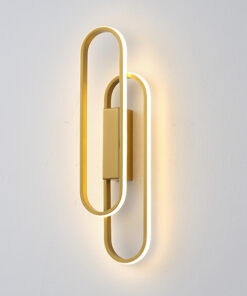 ΑΠΛΙΚΑ ΤΟΙΧΟΥ ΑΛΟΥΜΙΝΙΟ LED 18W 2340Lm 3000K 140x500mm ΧΡΥΣΟ ARTE ILLUMINA ELIX EUROLAMP 144-18094