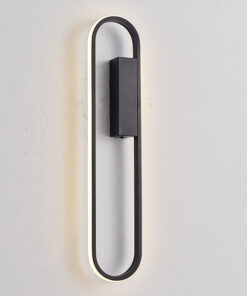 ΑΠΛΙΚΑ ΤΟΙΧΟΥ ΑΛΟΥΜΙΝΙΟ LED 11W 1430Lm 3000K 100x500mm ΜΑΥΡΟ ARTE ILLUMINA ELIX EUROLAMP 144-18096