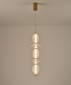 ΦΩΤΙΣΤΙΚΟ ΚΡΕΜΑΣΤΟ ΓΥΑΛΙ-ΜΕΤΑΛΛΟ LED 24W 1900Lm 3000K 250x860x1460mm TRIAC DIMMING ΔΙΑΦΑΝΕΣ ARTE ILLUMINA VERENA EUROLAMP 144-24170