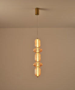 ΦΩΤΙΣΤΙΚΟ ΚΡΕΜΑΣΤΟ ΓΥΑΛΙ-ΜΕΤΑΛΛΟ LED 24W 1900Lm 3000K 250x860x1460mm TRIAC DIMMING ΜΕΛΙ ARTE ILLUMINA VERENA EUROLAMP 144-24171