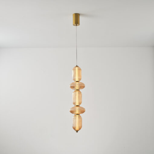 ΦΩΤΙΣΤΙΚΟ ΚΡΕΜΑΣΤΟ ΓΥΑΛΙ-ΜΕΤΑΛΛΟ LED 24W 1900Lm 3000K 250x860x1460mm TRIAC DIMMING ΜΕΛΙ ARTE ILLUMINA VERENA EUROLAMP 144-24171