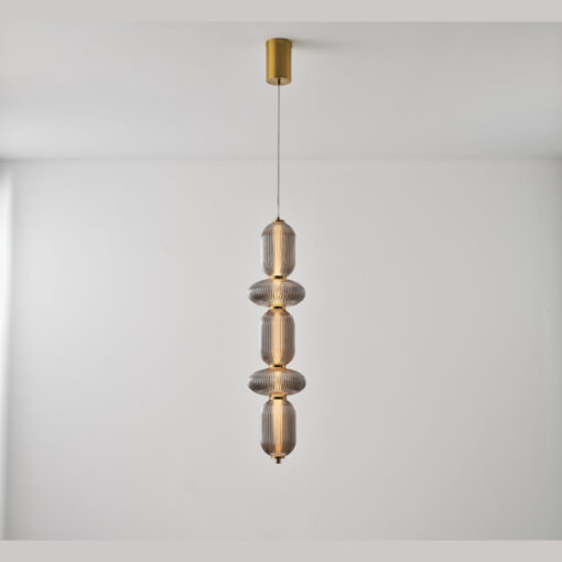 ΦΩΤΙΣΤΙΚΟ ΚΡΕΜΑΣΤΟ ΓΥΑΛΙ-ΜΕΤΑΛΛΟ LED 24W 1900Lm 3000K 250x860x1460mm TRIAC DIMMING ΦΙΜΕ ARTE ILLUMINA VERENA EUROLAMP 144-24172