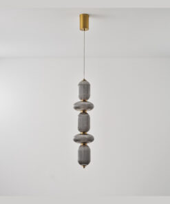 ΦΩΤΙΣΤΙΚΟ ΚΡΕΜΑΣΤΟ ΓΥΑΛΙ-ΜΕΤΑΛΛΟ LED 24W 1900Lm 3000K 250x860x1460mm TRIAC DIMMING ΦΙΜΕ ARTE ILLUMINA VERENA EUROLAMP 144-24172