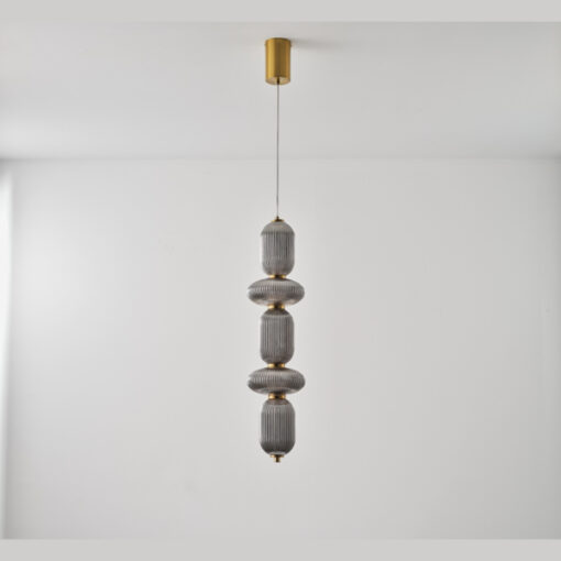 ΦΩΤΙΣΤΙΚΟ ΚΡΕΜΑΣΤΟ ΓΥΑΛΙ-ΜΕΤΑΛΛΟ LED 24W 1900Lm 3000K 250x860x1460mm TRIAC DIMMING ΦΙΜΕ ARTE ILLUMINA VERENA EUROLAMP 144-24172