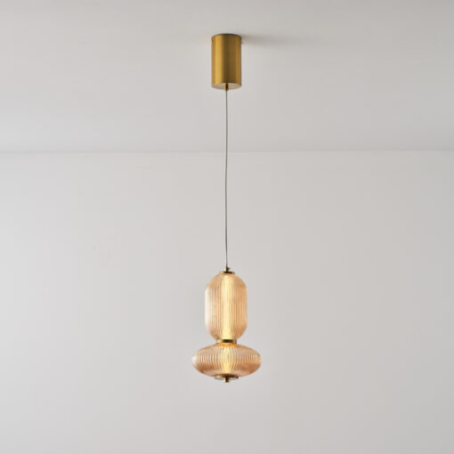 ΦΩΤΙΣΤΙΚΟ ΚΡΕΜΑΣΤΟ ΓΥΑΛΙ-ΜΕΤΑΛΛΟ LED 10W 800Lm 3000K 220x430x1450mm TRIAC DIMMING ΜΕΛΙ ARTE ILLUMINA VERENA EUROLAMP 144-24176