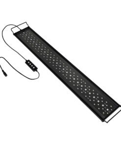 GLOBOSTAR® AQUARIUS 79681 Φωτιστικό Ενυδρείου με Ενσωματωμένο Χειριστήριο LED 22W 1100lm 120° AC 220-240V Αδιάβροχο IP44 Πολύχρωμο RGBW Dimmable – Sanan SMD Chip – Μαύρο – Μ75 x Π11 x Υ3cm – 2 Χρόνια Εγγύηση