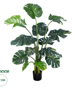 GloboStar® Artificial Garden MONSTERA PLANT 20003 - Τεχνητό Διακοσμητικό Φυτό Μονστέρα Υ150cm