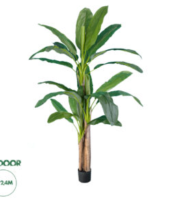 GloboStar® Artificial Garden BANANA TREE 20018 - Τεχνητό Διακοσμητικό Φυτό Μπανανιά - Μπανανόδεντρο Υ240cm