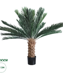 GloboStar® Artificial Garden CYCADS 20022 Τεχνητό Διακοσμητικό Φυτό Αρωματική Κύκας Υ120cm