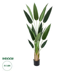 GloboStar® Artificial Garden STRELITZIA 20029 Τεχνητό Διακοσμητικό Φυτό Στρελίτσια - Πουλί του Παραδείσου Υ140cm