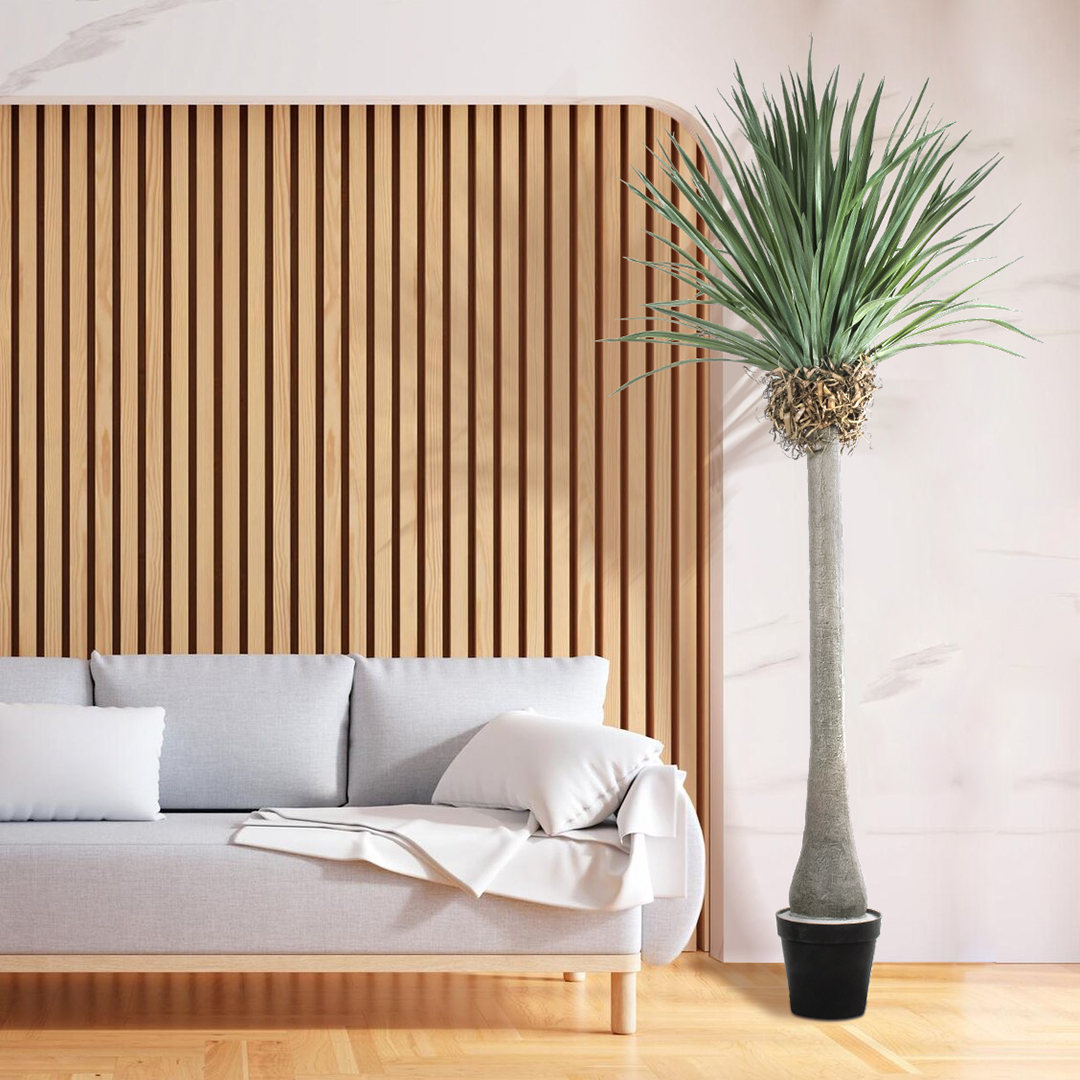 GloboStar® Artificial Garden BEAUCARNEA PALM TREE 20048 Τεχνητό Διακοσμητικό Φυτό Κυρτόφυλλος Μπουκαρνέα Υ250cm - Image 7