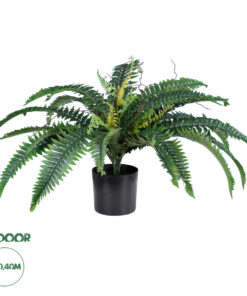 GloboStar® Artificial Garden FERN 20058 Τεχνητό Διακοσμητικό Φυτό Φτέρη Υ40cm