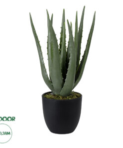 GloboStar® Artificial Garden ALOE 20064 Τεχνητό Διακοσμητικό Φυτό Αλόη Υ38cm